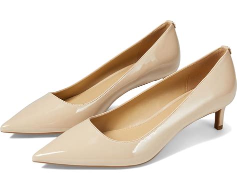 michael kors kitten pumps thick heels|michael kors block heel pumps.